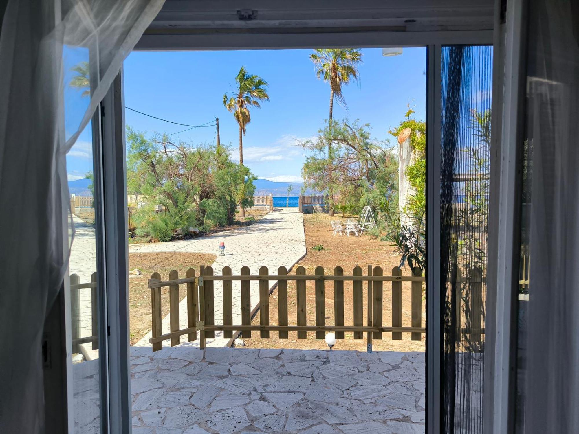 Palm Tree House By The Beach Skhoinos Luaran gambar